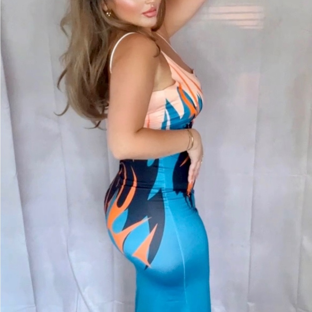 Flames maxi dress - Picture 4 of 4